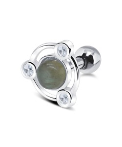 Laborite with CZ Ear Piercing TIP-2816